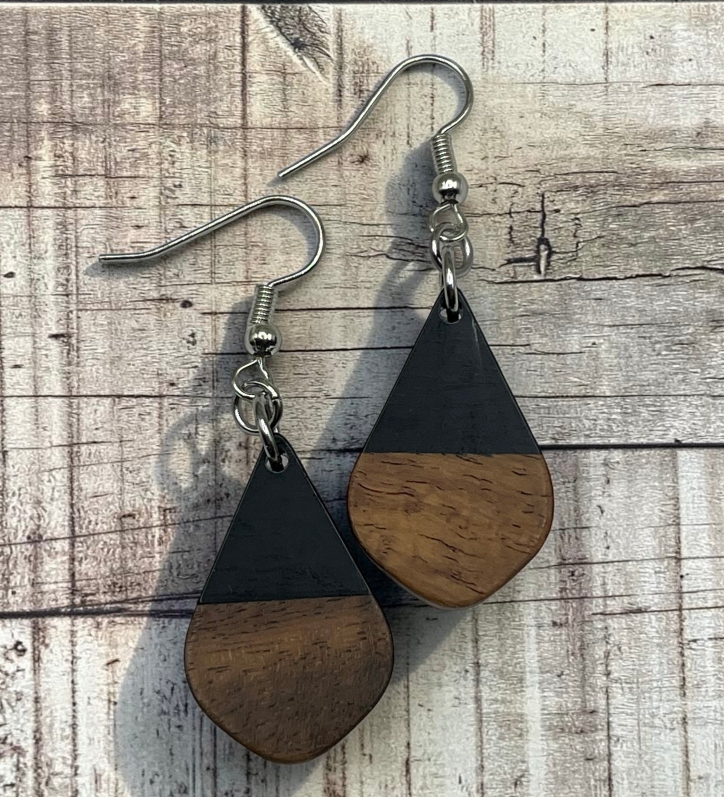 Wooden - Resin teardrop