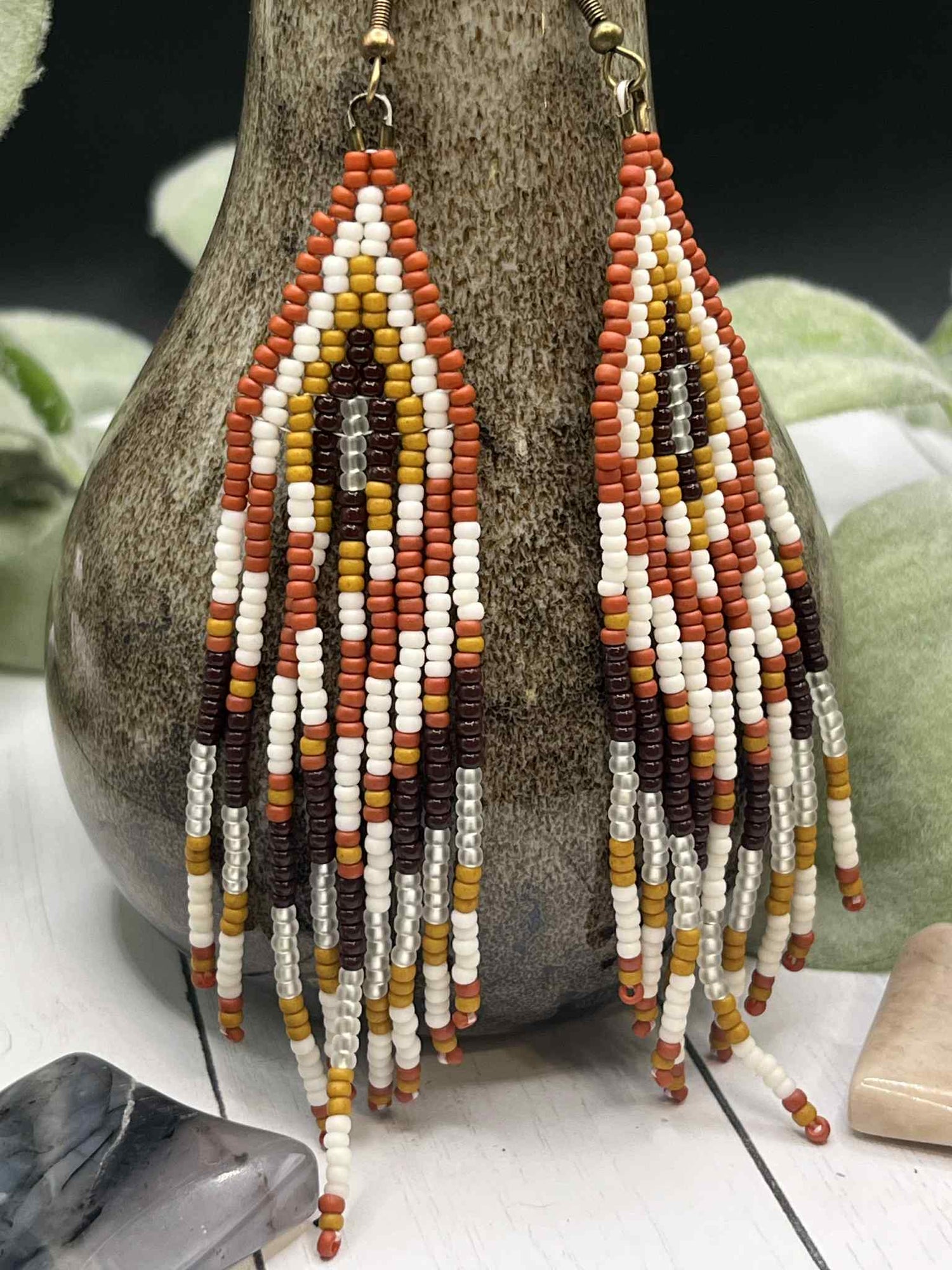 Hand Stitched Beaded